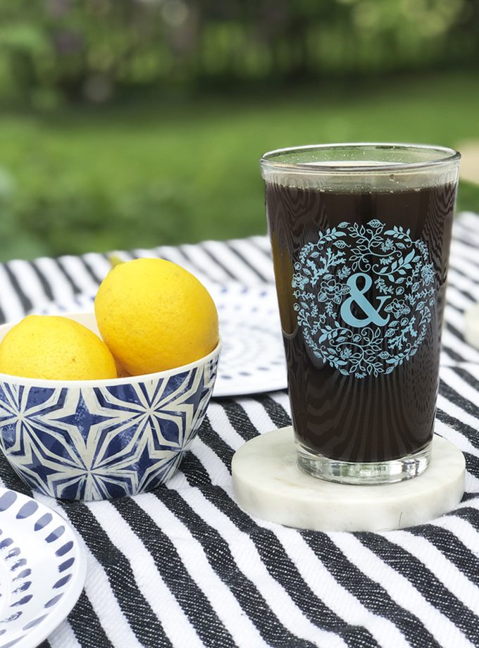 Ampersand Pint Glass