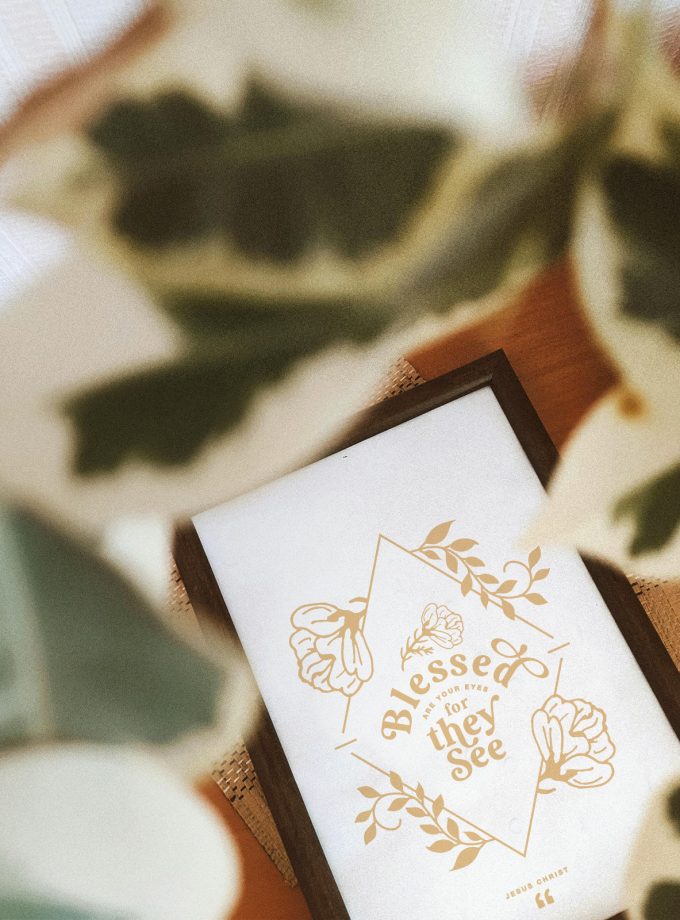 Blessed Are Your Eyes