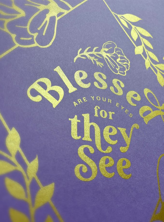 Blessed Are Your Eyes